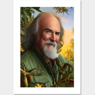 David Crosby vintage graphic design artwork Posters and Art